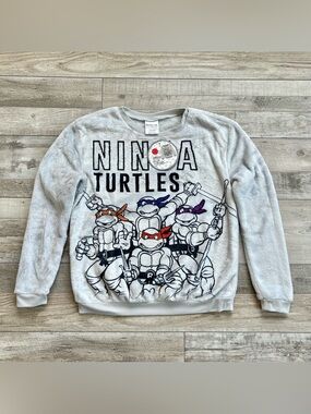 NWT Ninja Turtles Juniors Soft Fuzzy Sweater Size Small